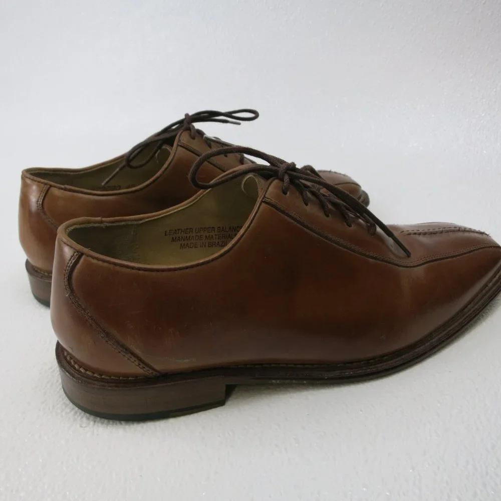 Stacy Adams Split Top Leather Dress Oxfords Formal Footwear Men's Shoes 10.5 M